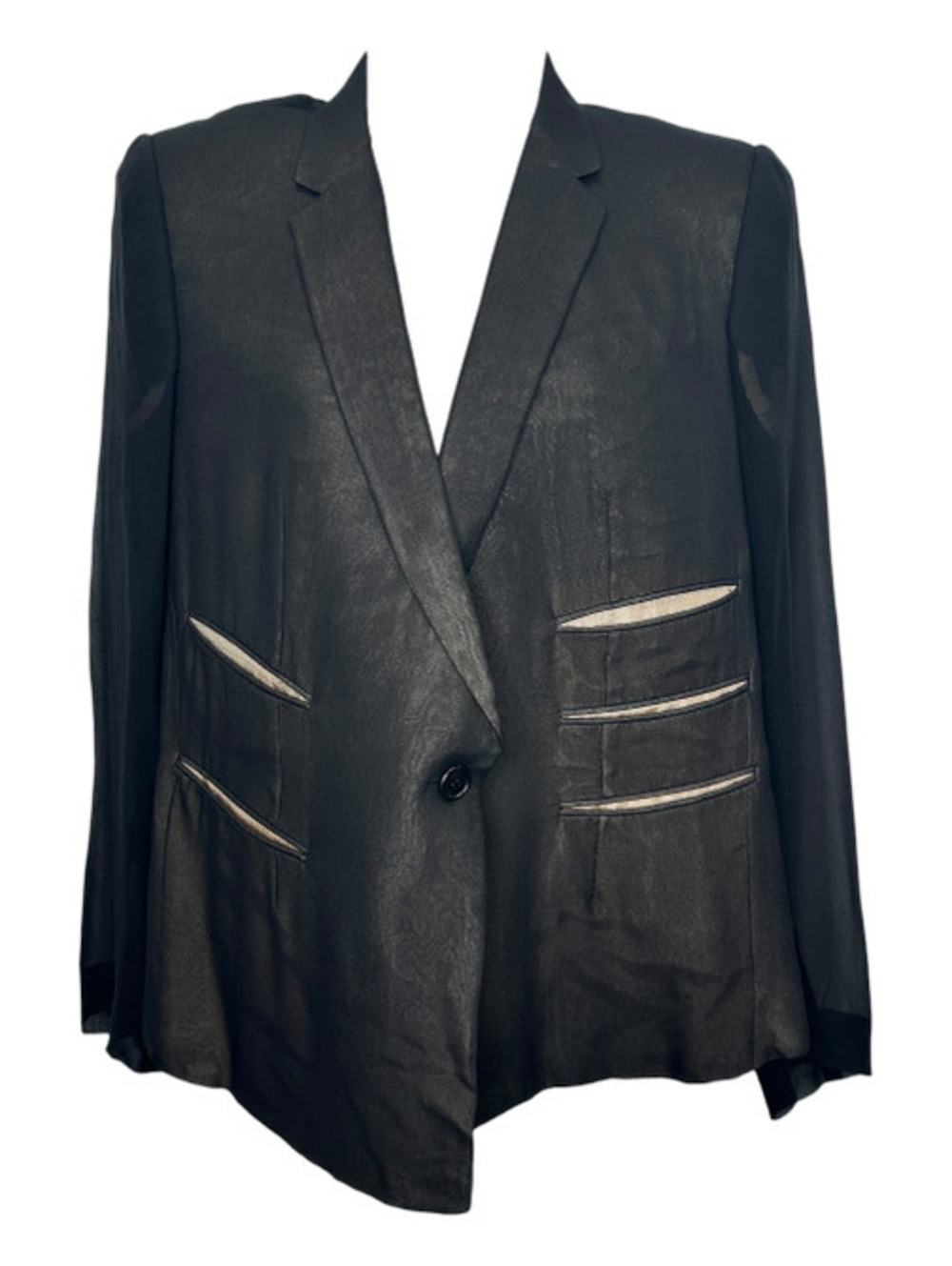 NWT Vintage 2010 Celine Layered Sheer Blazer